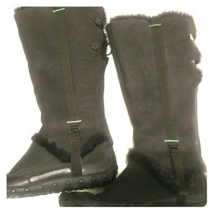 Nike G Series brown suede boots